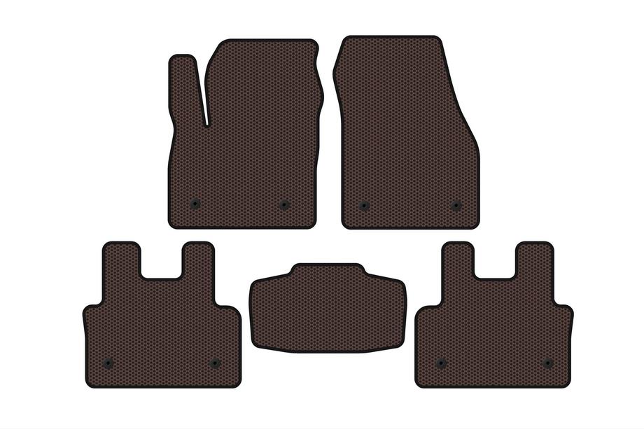 Jaguar E-Pace 2017-2024 Tappetini in Gomma Carsuit (Marrone) Image