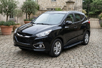 Hyundai IX-35 2010-2015 Pedane Laterali RedLine Black (2 pz, Alluminio) foto 1