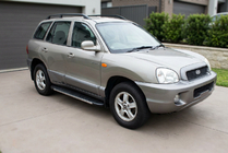 Hyundai Santa Fe 1 2000-2006 Pedane Laterali Duru (2 pz, Alluminio) foto 1