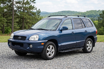 Hyundai Santa Fe 1 2000-2006 Pedane Laterali RedLine Black (2 pz, Alluminio) foto 1