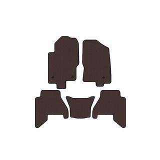 Tappetini in gomma Carsuit V2 (2 file, Marrone, 2010-2014) Nissan Pathfinder R51 2005-2014 foto 1