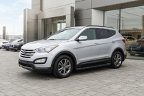 Hyundai Santa Fe 3 2012-2018 Pedane Laterali Allmond Black (2 pz, Alluminio) foto 1