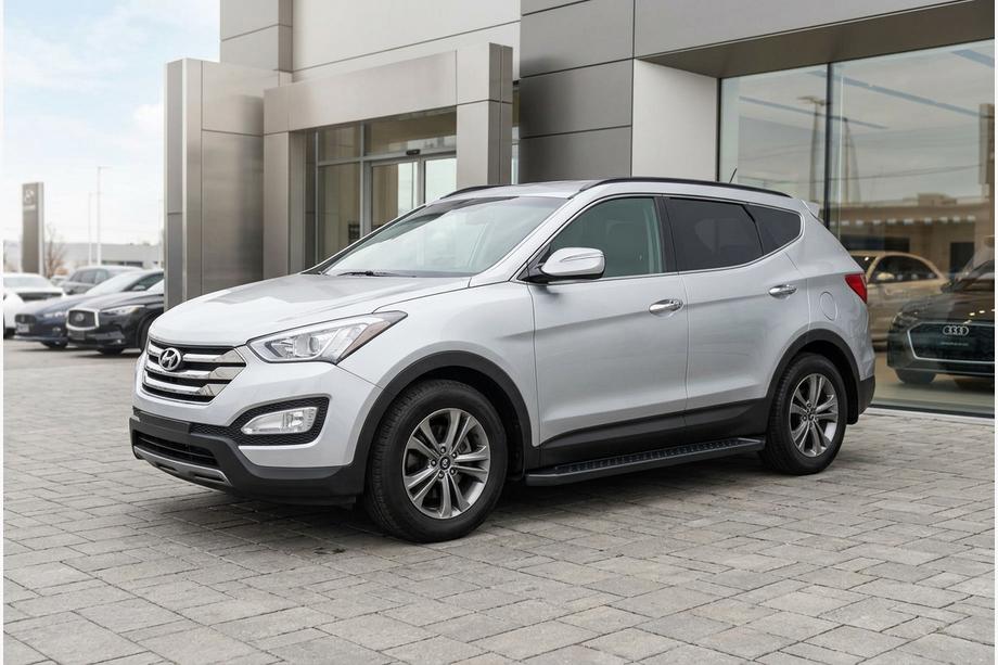 Hyundai Santa Fe 3 2012-2018 Pedane Laterali Allmond Black (2 pz, Alluminio) Image