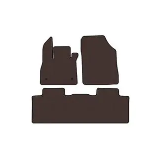 Tappetini in gomma Carsuit (5 posti, marrone)