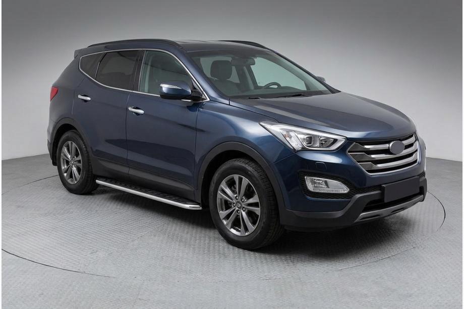 Hyundai Santa Fe 3 2012-2018 Pedane Laterali Maydos V1 (2 pz, Alluminio e Acciaio Inox) Image