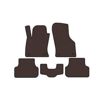 Tappetini in gomma Carsuit (2013-2016, SW, marrone) Seat Leon 2013-2020 foto 1