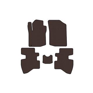 Tappetini in gomma Carsuit (2007-2009, HB, 3 porte, marrone) Toyota Aygo 2007-2014 foto 1