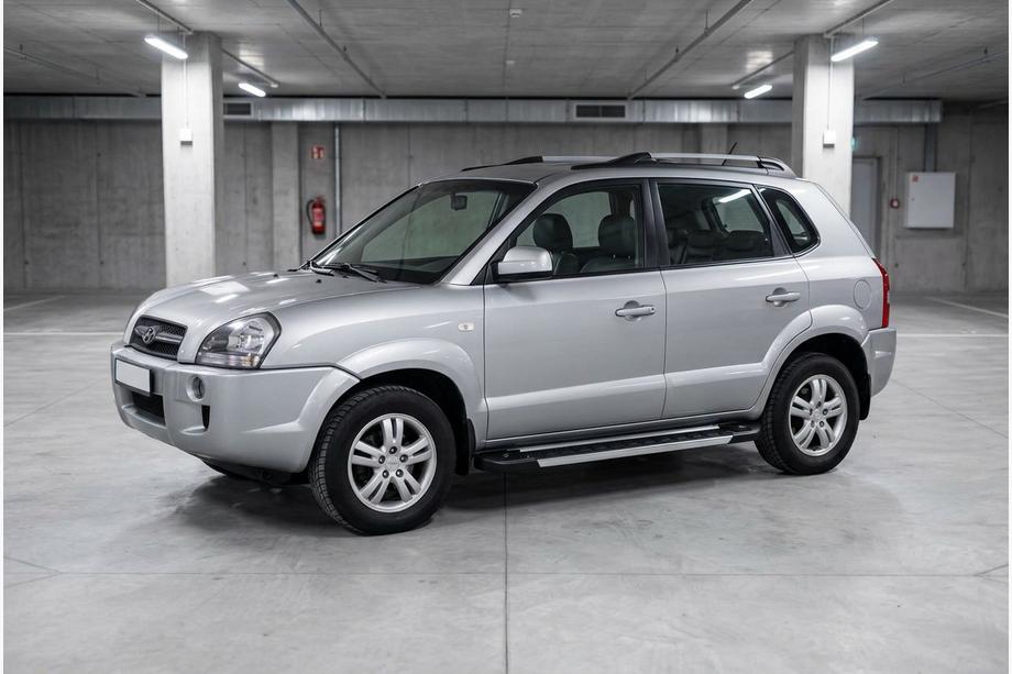 Hyundai Tucson JM 2004- Pedane Laterali RedLine V1 (2 pz, Alluminio) Image