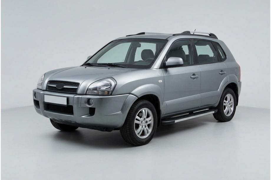 Hyundai Tucson JM 2004- Pedane Laterali Duru (2 pz, Alluminio) Image