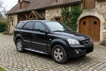 Kia Sorento I BL 2002-2009 Pedane Laterali Sunrise (2 pz, Alluminio) foto 1