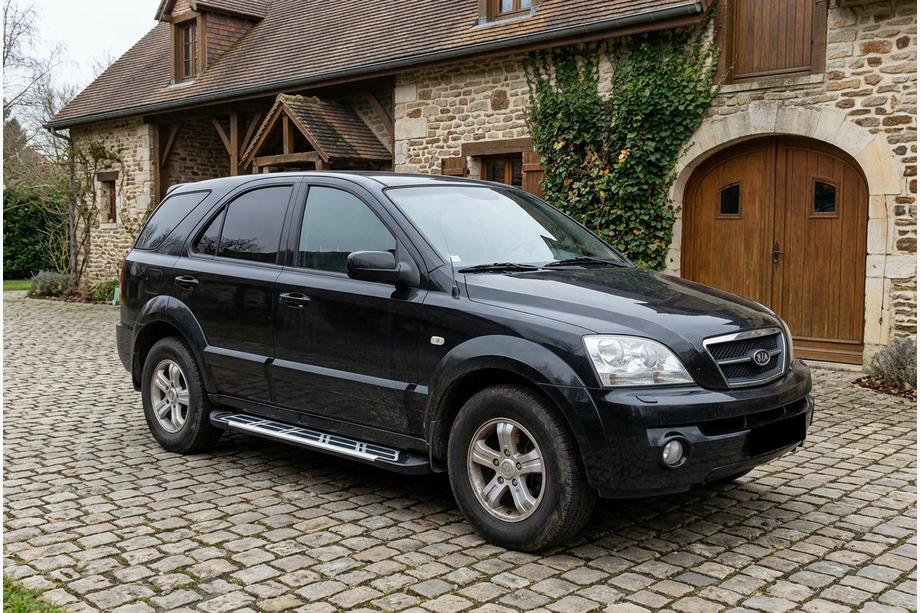 Kia Sorento I BL 2002-2009 Pedane Laterali Sunrise (2 pz, Alluminio) Image