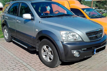 Kia Sorento I BL 2002-2009 Pedane Laterali RedLine V1 (2 pz, Alluminio) foto 1