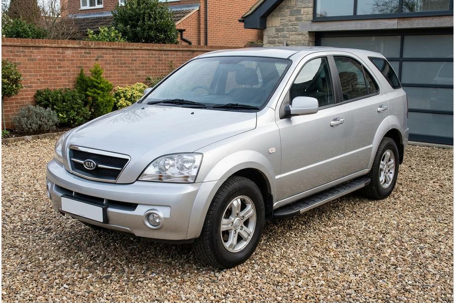 Kia Sorento I BL 2002-2009 Pedane Laterali Duru (2 pz, Alluminio) Image
