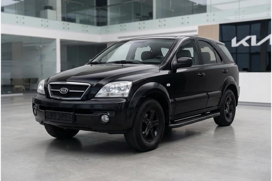 Kia Sorento I BL 2002-2009 Pedane Laterali Bosphorus Black (2 pz, Alluminio) Image