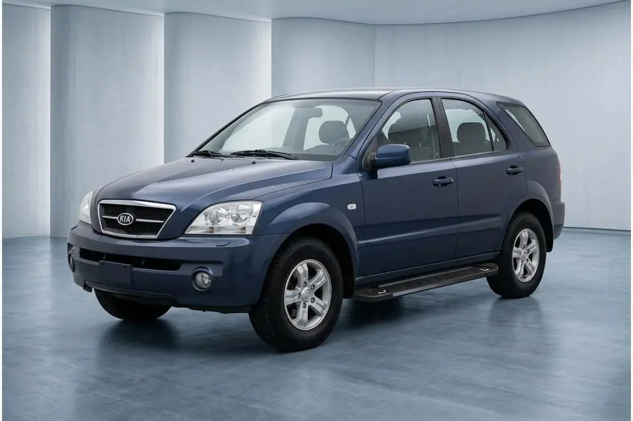 Kia Sorento I BL 2002-2009 Pedane Laterali RedLine Black (2 pz, Alluminio) Image