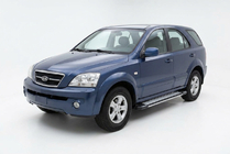 Kia Sorento I BL 2002-2009 Pedane Laterali Rainbow (2 pz, Alluminio) foto 1