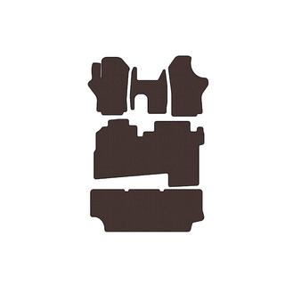 Tappetini in gomma Carsuit (2004-2007, 3 file, 8 posti, marrone) Hyundai H200, H1, Starex 1998-2007 foto 1