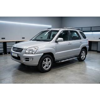 Pedane Laterali Sunrise (2 pz, Alluminio) Kia Sportage 2004-2010 foto 1