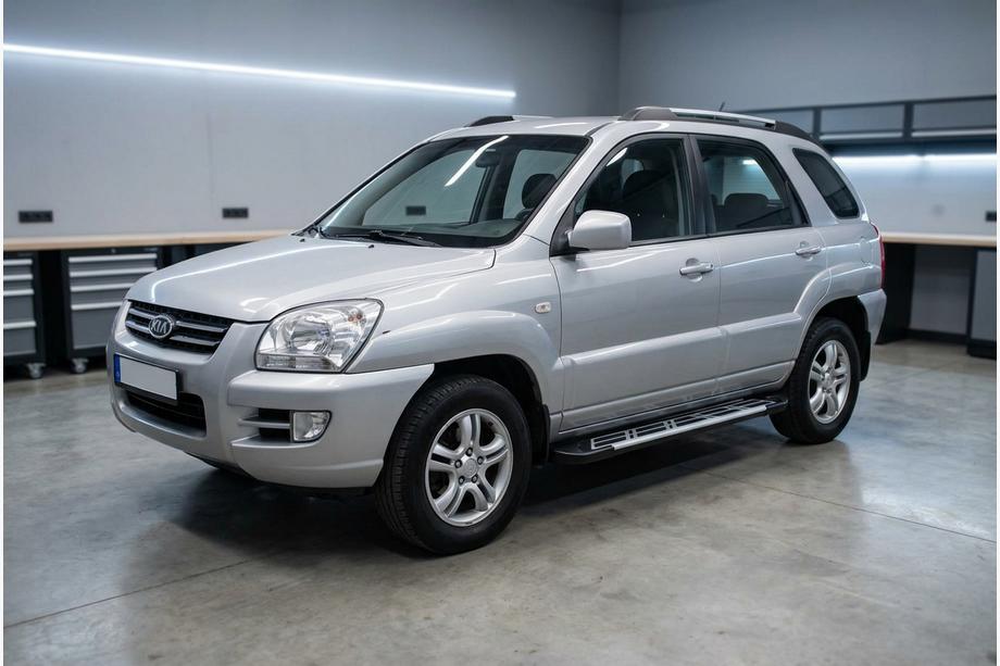 Kia Sportage 2004-2010 Pedane Laterali Sunrise (2 pz, Alluminio) Foto 1