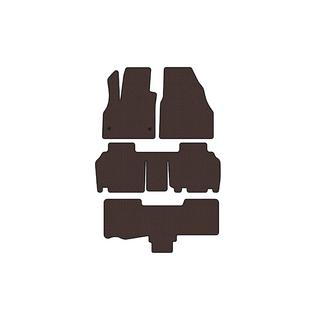 Tappetini in gomma Carsuit (3 file, 5 porte/7 posti, marrone) Renault Kangoo 2008–2020 foto 1