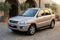 Kia Sportage 2004-2010 Pedane Laterali RedLine V1 (2 pz, Alluminio) foto 1
