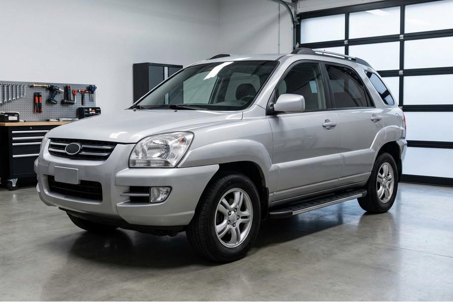 Kia Sportage 2004-2010 Pedane Laterali Duru (2 pz, Alluminio) Image