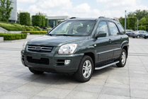 Kia Sportage 2004-2010 Pedane Laterali Tayga Grey (2 pz, Alluminio) foto 1