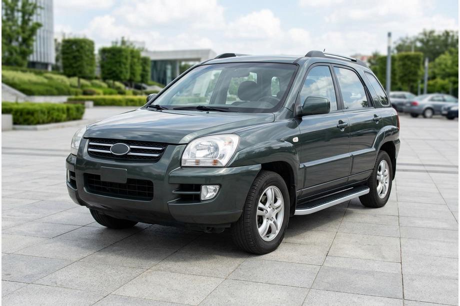 Kia Sportage 2004-2010 Pedane Laterali Tayga Grey (2 pz, Alluminio) Image