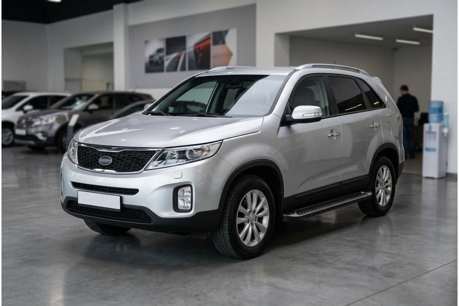 Kia Sorento II XM 2009-2014 Pedane Laterali Allmond Black (2 pz, Alluminio) 2010-2013 Image