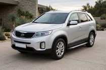 Kia Sorento II XM 2009-2014 Pedane Laterali Line (2 pz, Alluminio) 2013-2016 foto 1