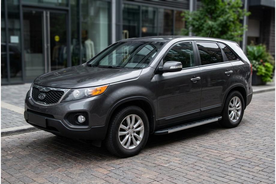 Kia Sorento II XM 2009-2014 Pedane Laterali Duru (2 pz, Alluminio) 2013-2016 Image