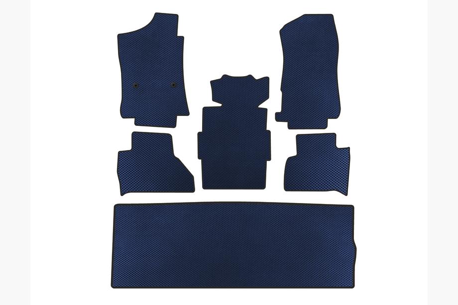 Cadillac Escalade 2014-2020 Tappetini EVA (3 File, Blu) Image