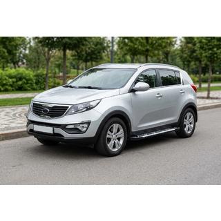 Pedane Laterali Sunrise (2 pz, Alluminio) Kia Sportage 2010-2015 foto 1