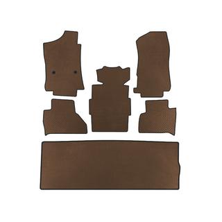 Tappetini EVA (3 file, marrone)
