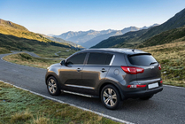 Kia Sportage 2010-2015 Pedane Laterali Duru (2 pz, Alluminio) foto 1