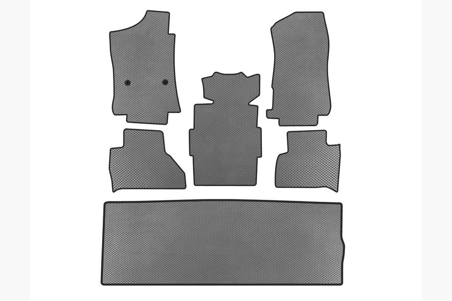Cadillac Escalade 2014-2020 Tappetini EVA (3 File, Grigio) Image