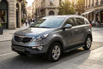 Kia Sportage 2010-2015 Pedane Laterali RedLine Black (2 pz, Alluminio) foto 1