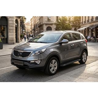 Pedane Laterali RedLine Black (2 pz, Alluminio) Kia Sportage 2010-2015 foto 1