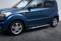 Kia Soul I 2008-2013 Pedane Laterali Sunrise (2 pz, Alluminio) foto 1