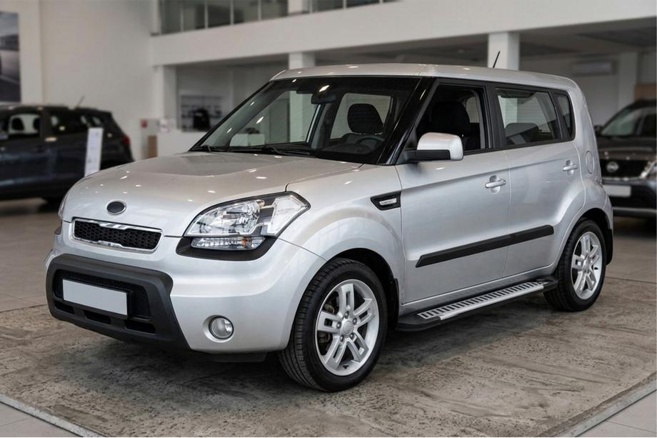 Kia Soul I 2008-2013 Pedane Laterali Line (2 pz, Alluminio) Image