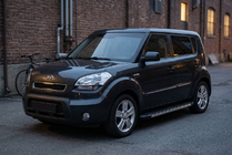 Kia Soul I 2008-2013 Pedane Laterali Duru (2 pz, Alluminio) foto 1