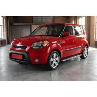 Pedane Laterali Maydos V1 (2 pz, Alluminio e Acciaio Inox) Kia Soul I 2008-2013 foto 1