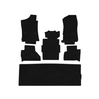 Tappetini Tessili Deluxe (3 File, Neri)