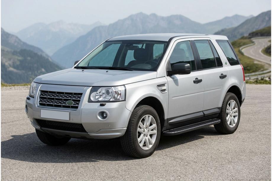 Land Rover Freelander II 2006–2014 Pedane Laterali Bosphorus Black (2 pz, Alluminio) Image