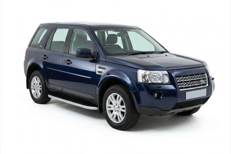 Land Rover Freelander II 2006–2014 Pedane Laterali Tayga Grey (2 pz, Alluminio) Image