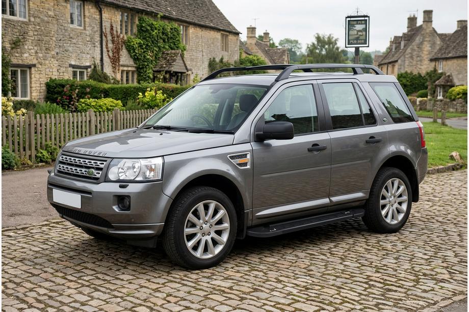 Land Rover Freelander II 2006–2014 Pedane Laterali RedLine Black (2 pz, Alluminio) Image
