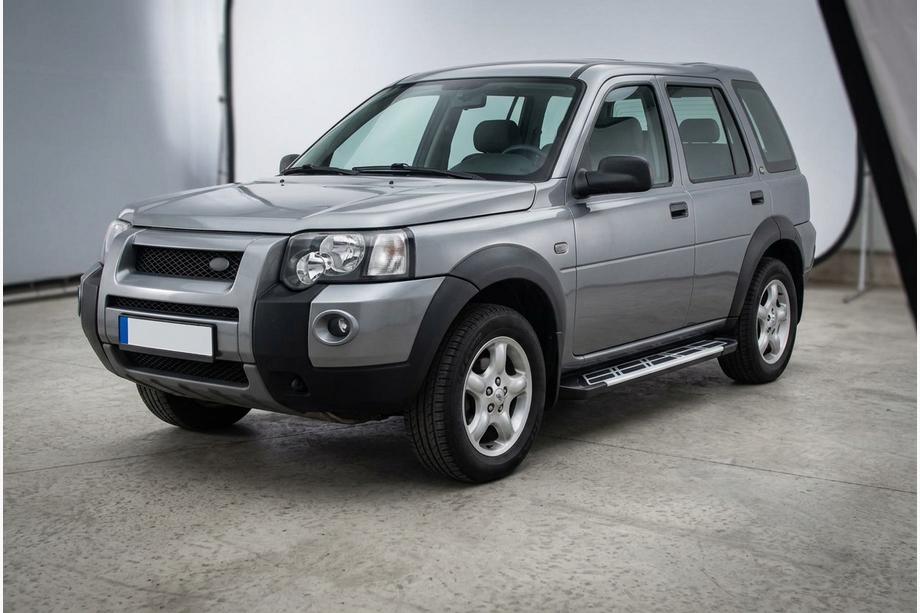 Land Rover Freelander I 1997-2006 Pedane Laterali Sunrise (2 pz, Alluminio) Foto 1