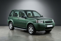 Land Rover Freelander I 1997-2006 Pedane Laterali Tayga Grey (2 pz, Alluminio) foto 1
