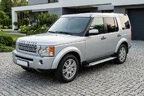 Land Rover Discovery III 2004–2009 Pedane laterali Allmond Grey (2 pz, alluminio) foto 1