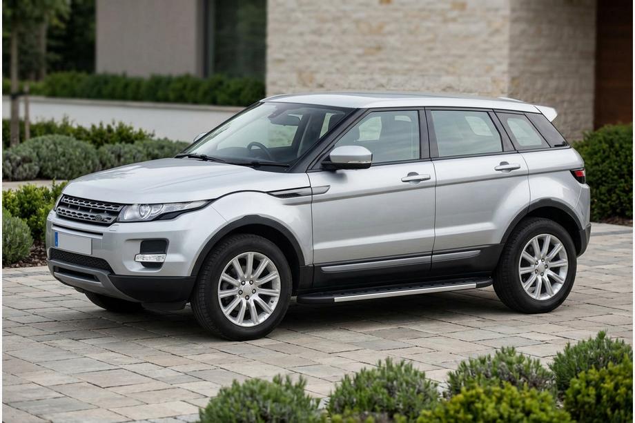 Range Rover Evoque 2012-2018 Pedane Laterali Duru (2 pz, Alluminio) Image